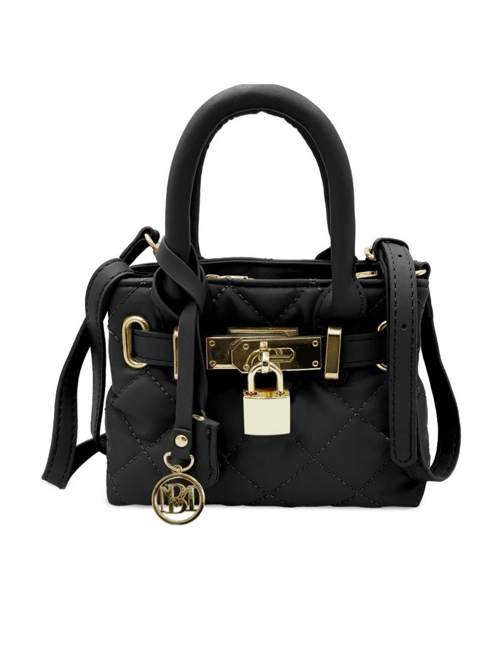 BADGLEY MISCHKA Quilted Mini Tote/Crossbody Bag - Picture 1 of 3
